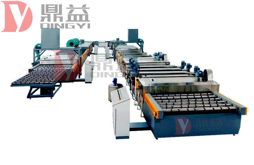 Glass silver plating production line